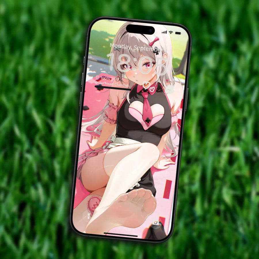 "Hearts & Soles" Mobile Wallpaper ( Original ) by どれも - Heart Club