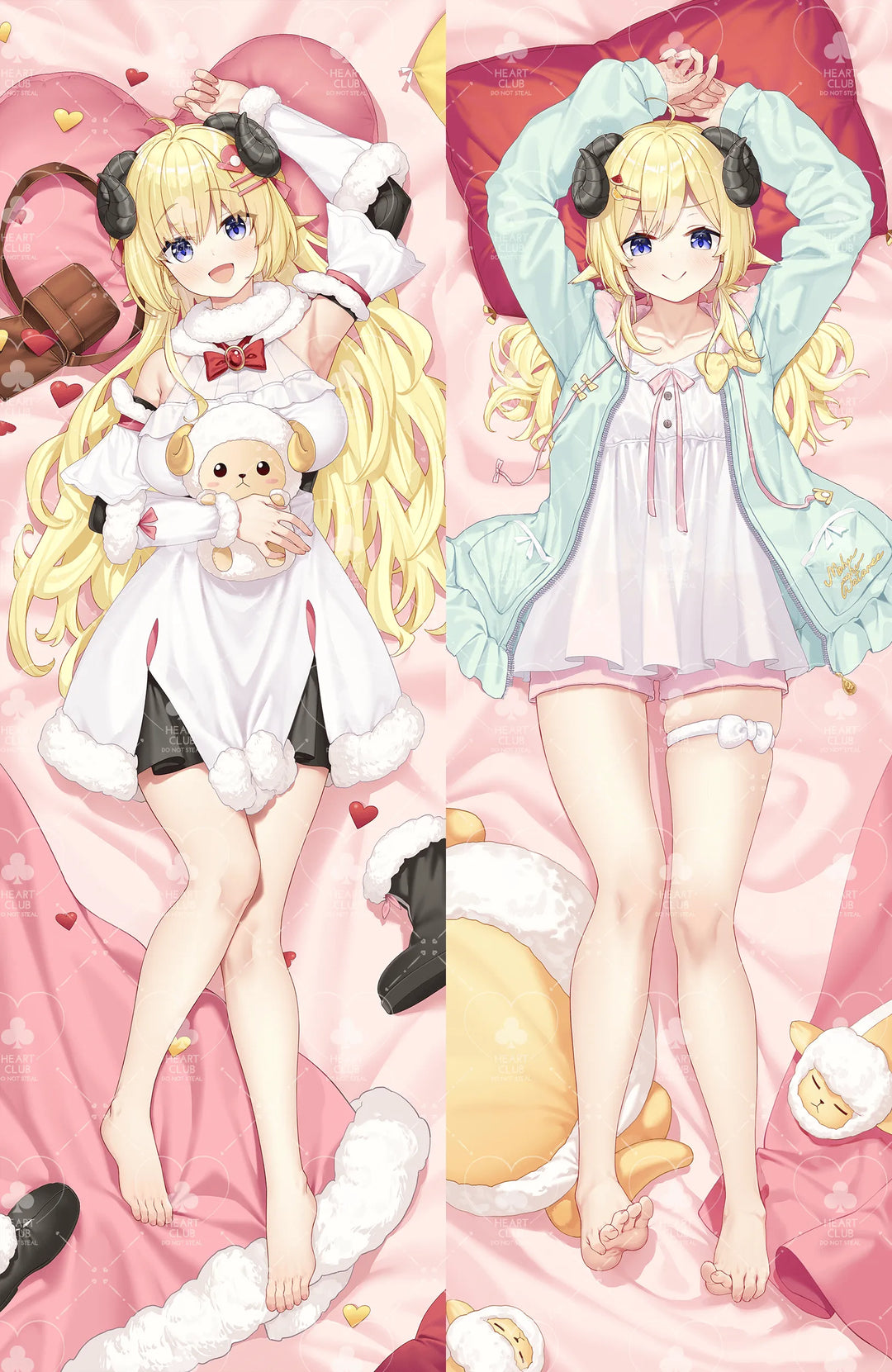 Watame Dakimakura Anime Body Pillow Cover ( Hololive ) by Neps - Heart Club
