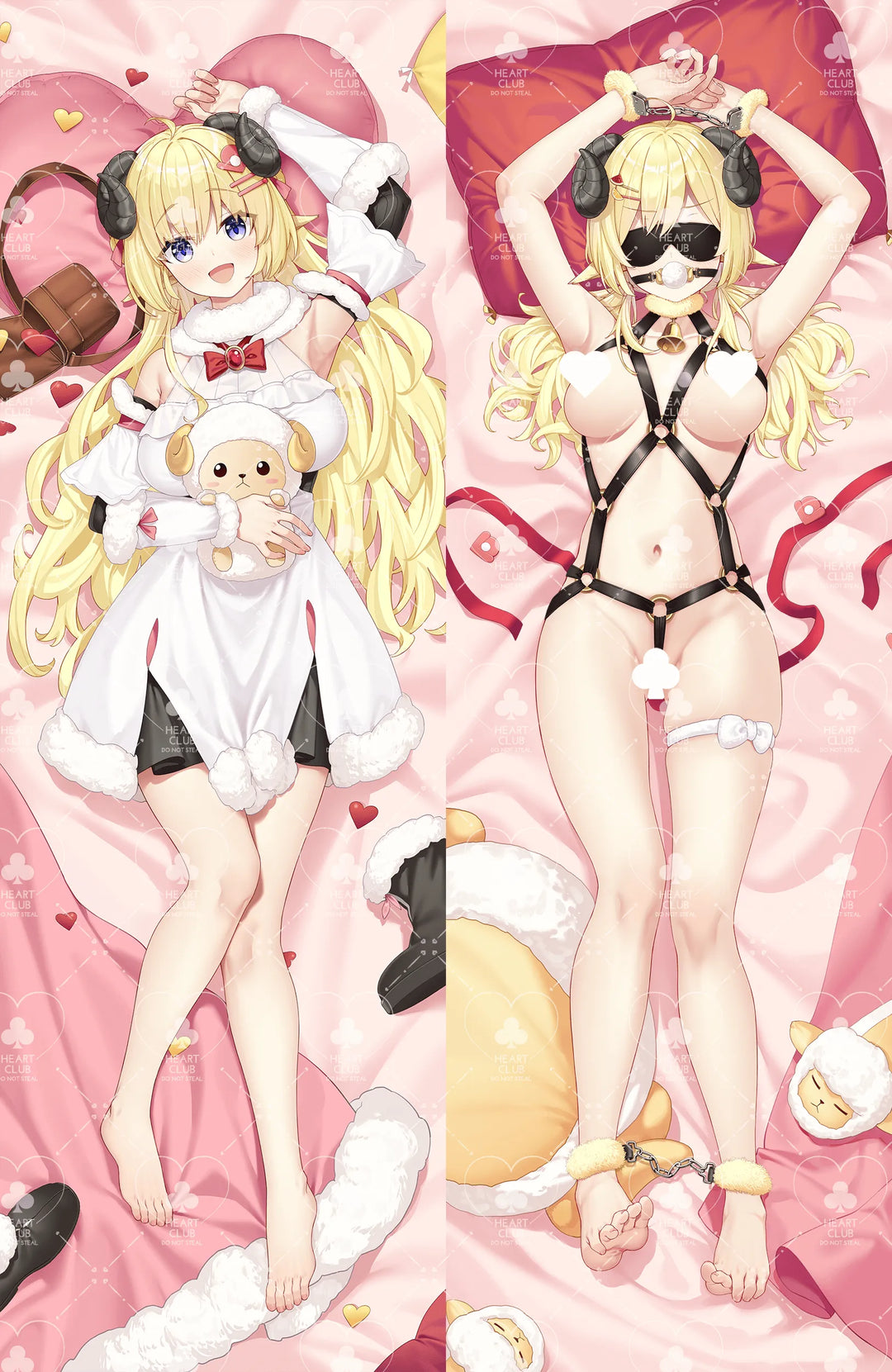Watame Dakimakura Anime Body Pillow Cover (R18) ( Hololive ) by Neps - Heart Club