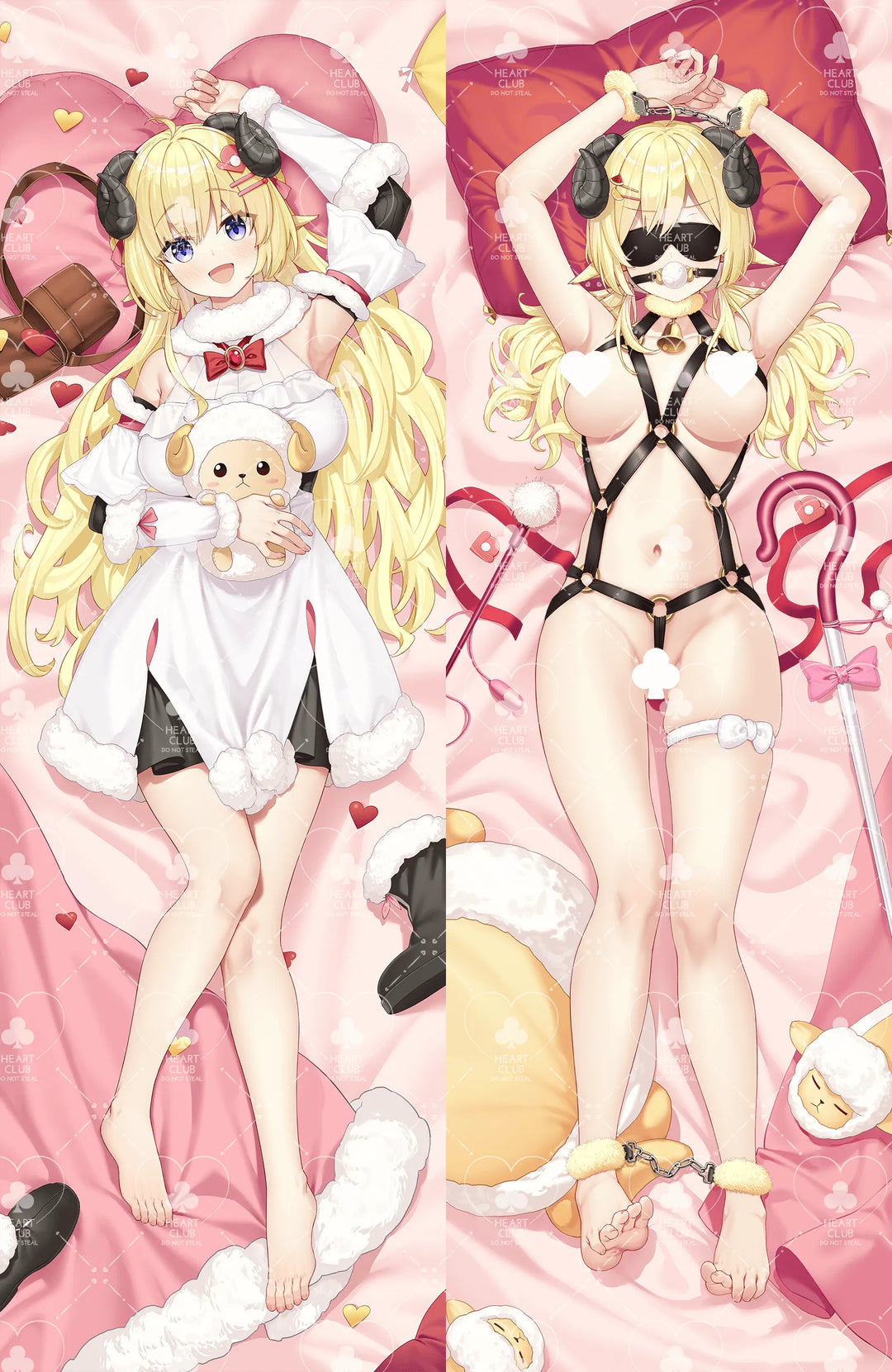 Watame Dakimakura Anime Body Pillow Cover (R18) ( Hololive ) by Neps - Heart Club
