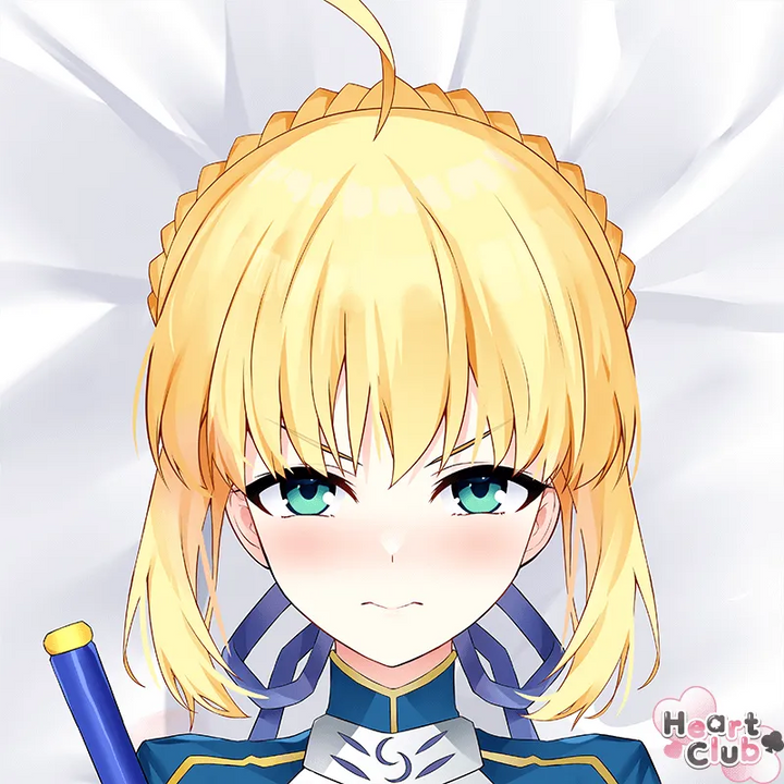 Saber Dakimakura Anime Body Pillow Cover ( Fate ) by kuka - Heart Club