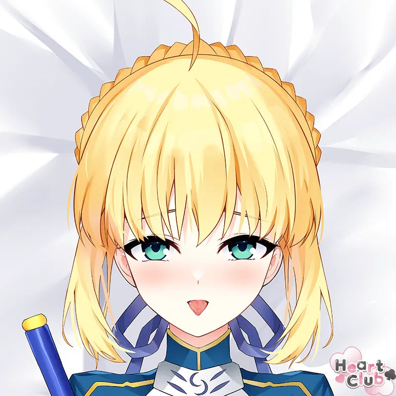Saber Dakimakura Anime Body Pillow Cover (R18) ( Fate ) by kuka - Heart Club